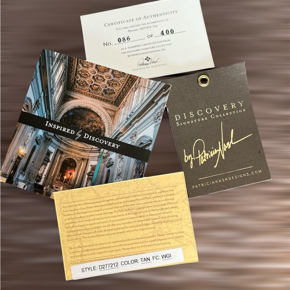 Patricia Nash Tapestry Satchel Handbag - Picture 3 of 5